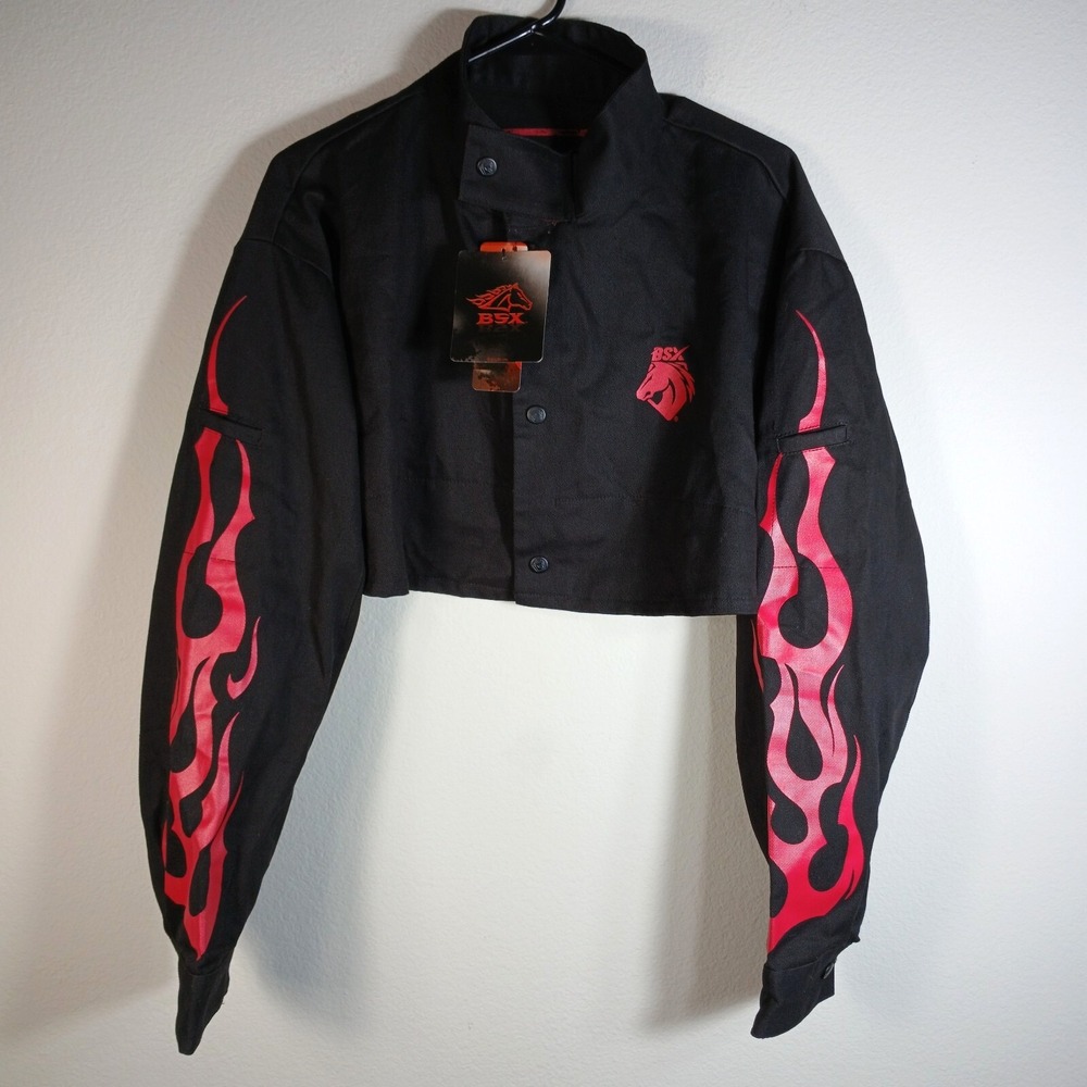 Black Stallion BSX Advanced‎ Flame-Resistant Cotton Cape Sleeves XL Black AB68